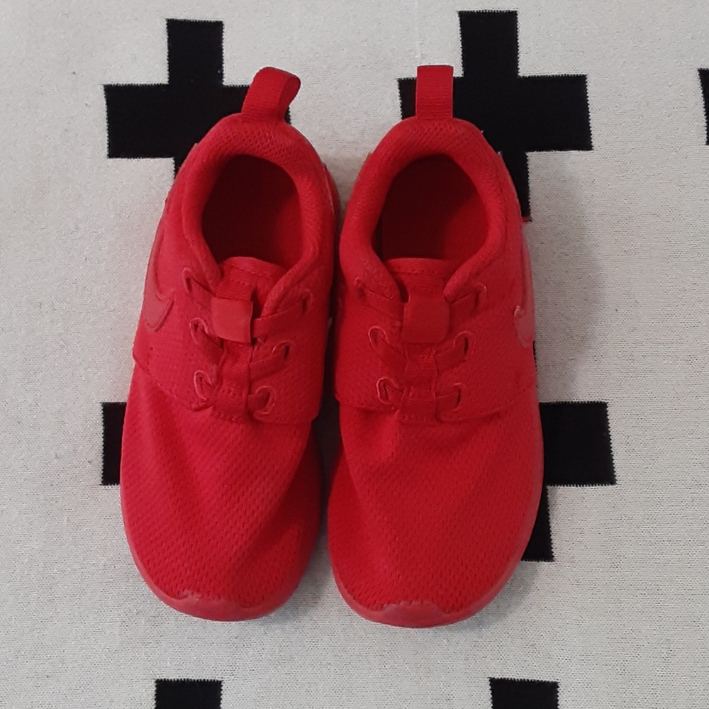 Red Nike Toddler size 10